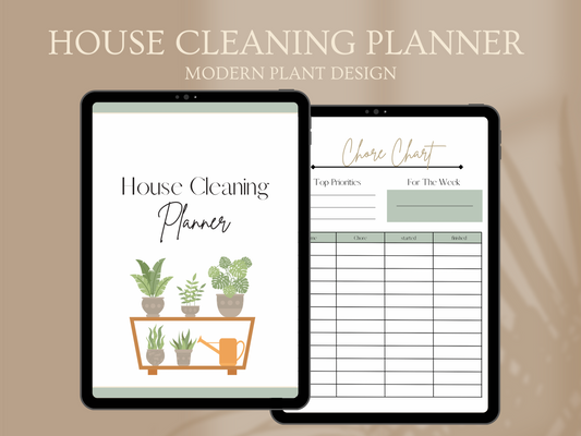 House Cleaning Planner – Create a Calm, Clean, and Centered Home